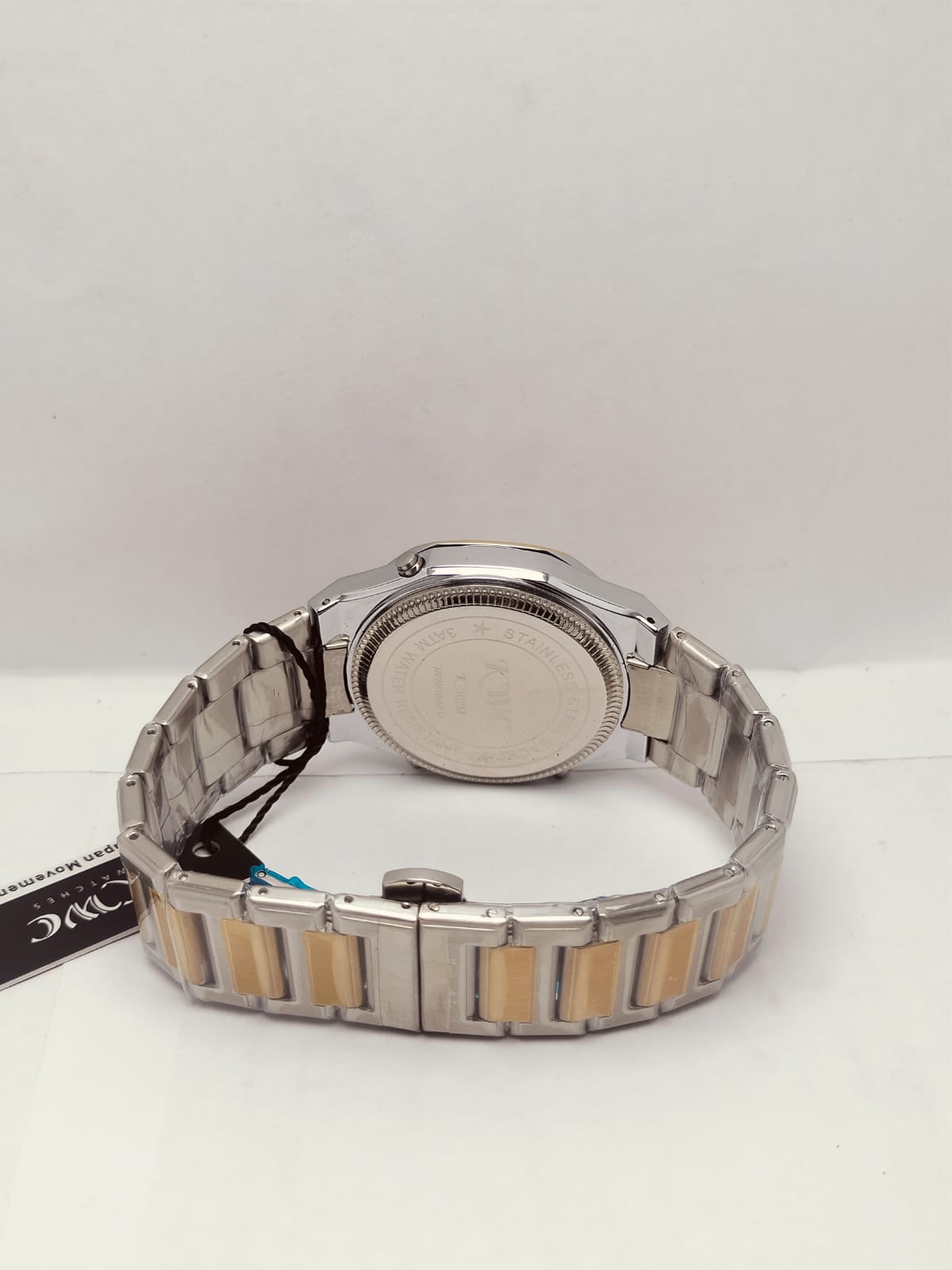 KWC Men’s Analog Digital Watch – Silver & Gold Stainless Steel Strap - LOOKANDLUSH.COM