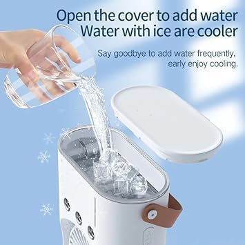 Portable Tower Mist Spray Cooling  Fan + Get Special Gift Free