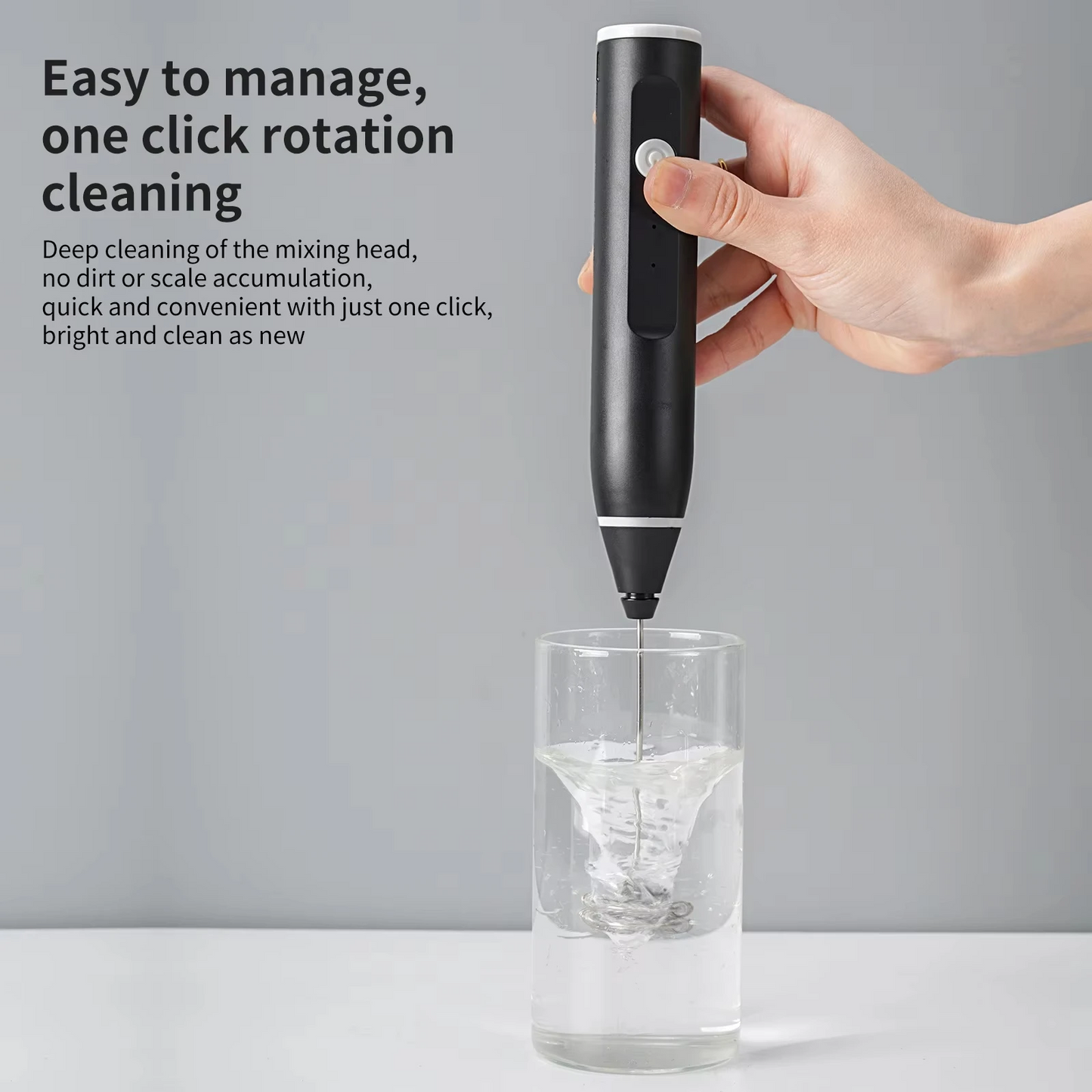 2-in-1 Rechargeable Coffee Beater & Milk Frother