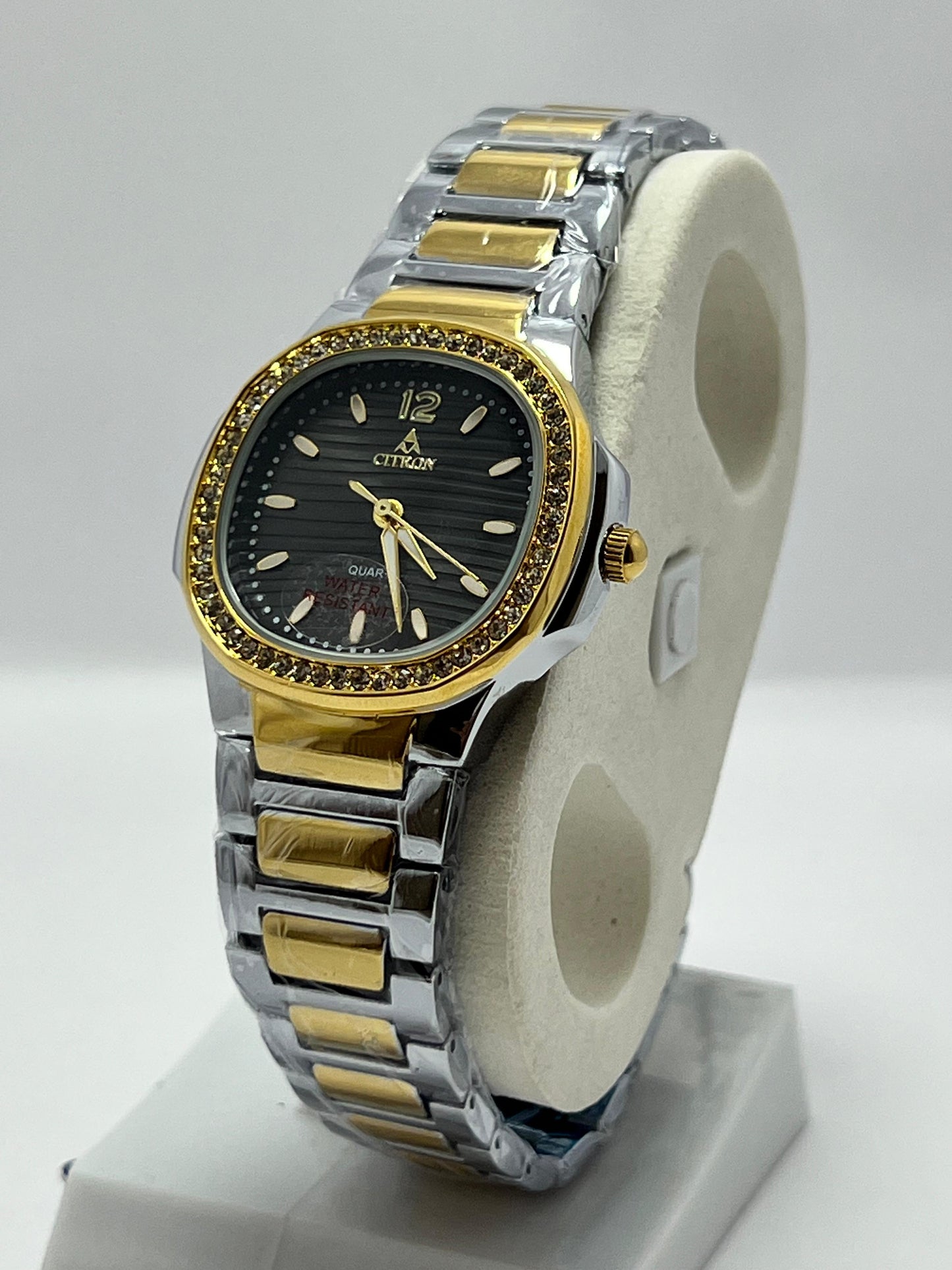 Citron watch  luxury quartz watch  gold silver - LOOKANDLUSH.COM