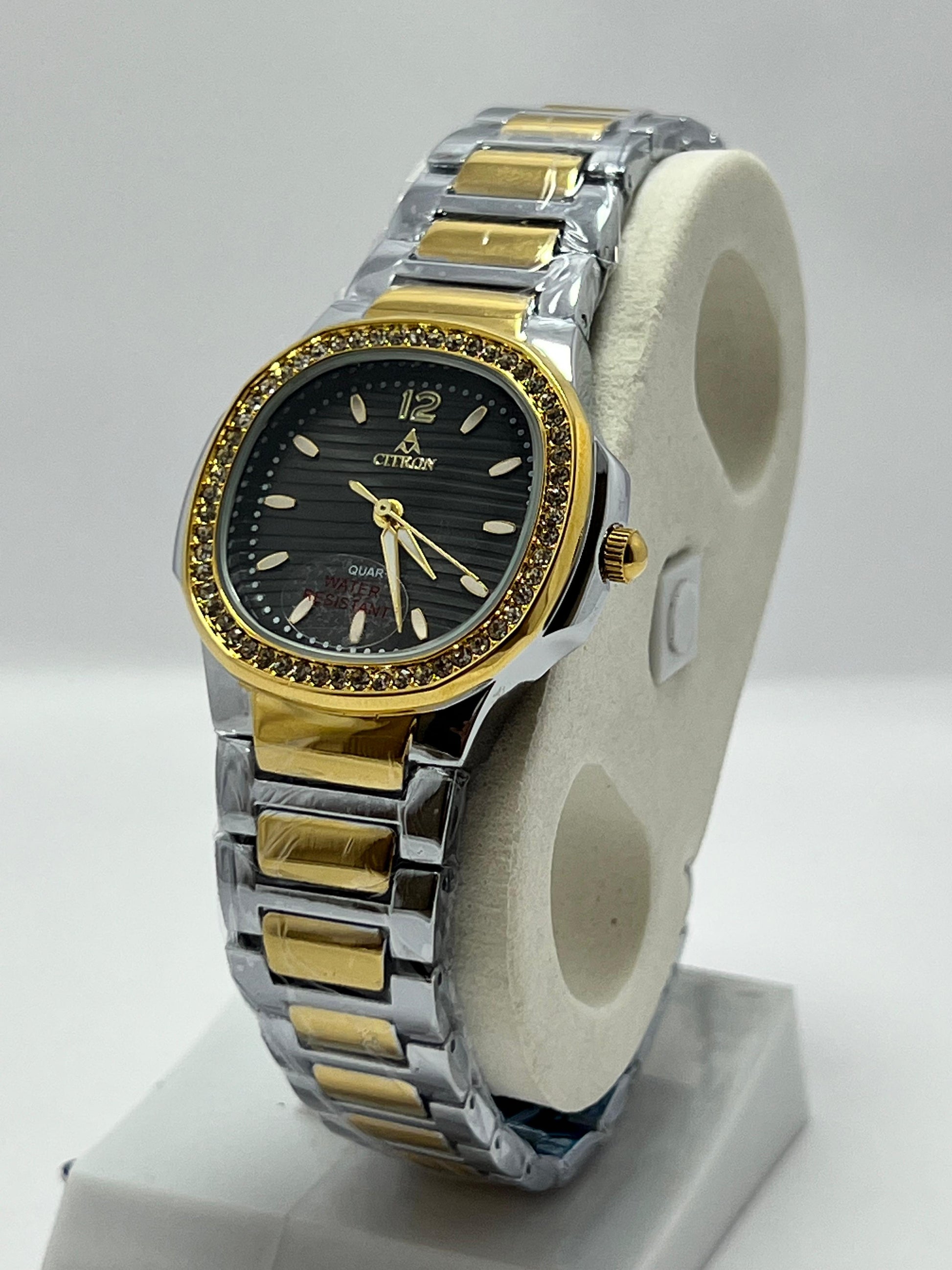 Citron watch  luxury quartz watch  gold silver - LOOKANDLUSH.COM